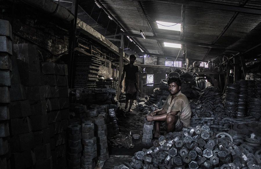 Inside Of A Cast Iron Foundry - Photo Series By Bidipto Dey