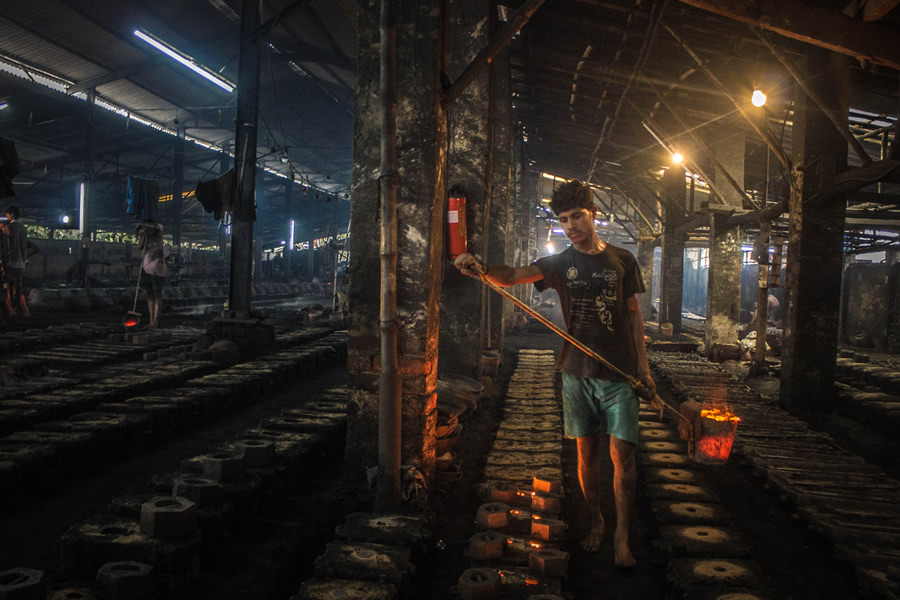 Inside Of A Cast Iron Foundry - Photo Series By Bidipto Dey