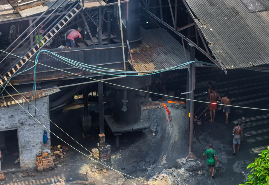 Inside Of A Cast Iron Foundry - Photo Series By Bidipto Dey