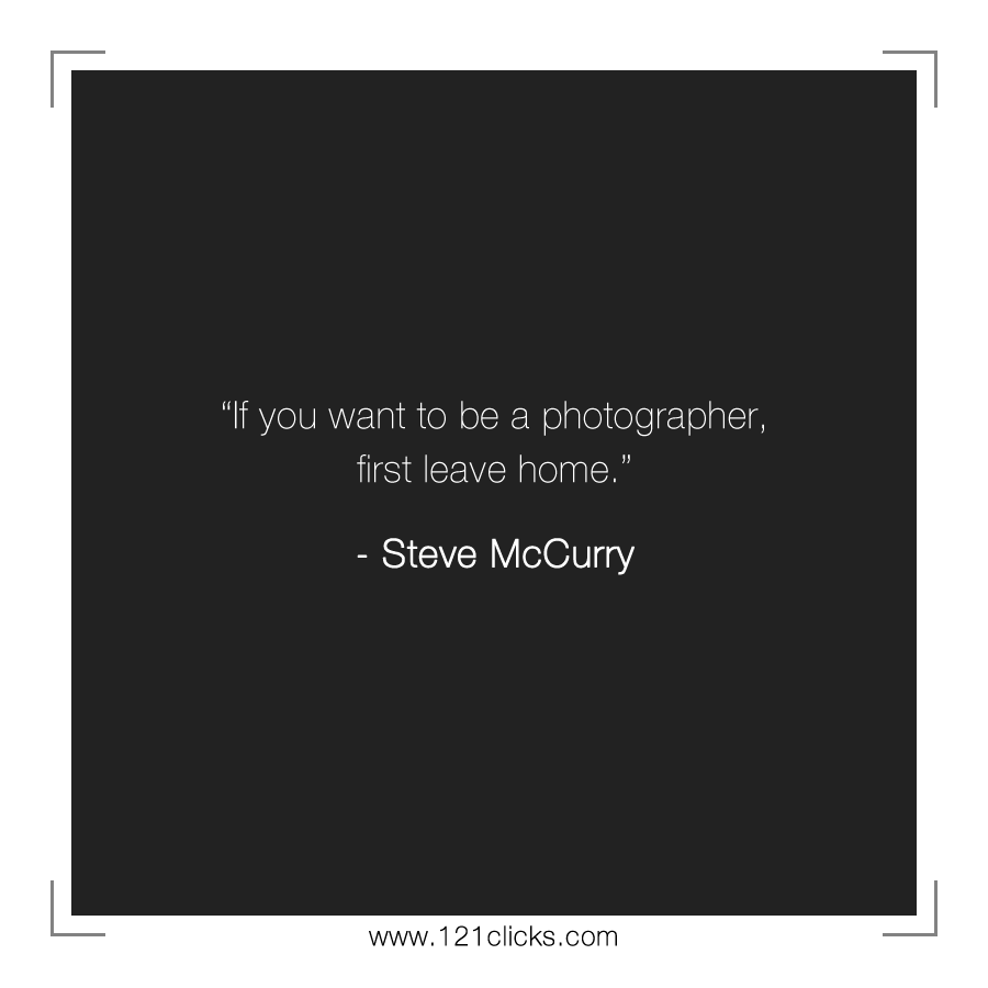 If you want to be a photographer, 