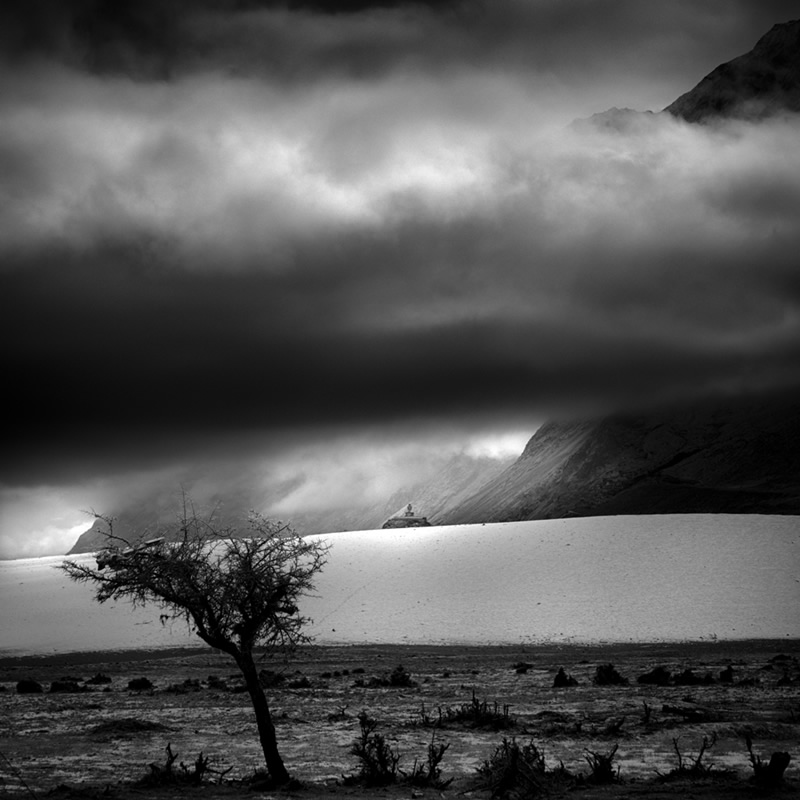 Ladakh - Black & White Fine Art Landscapes By Jayanta Roy