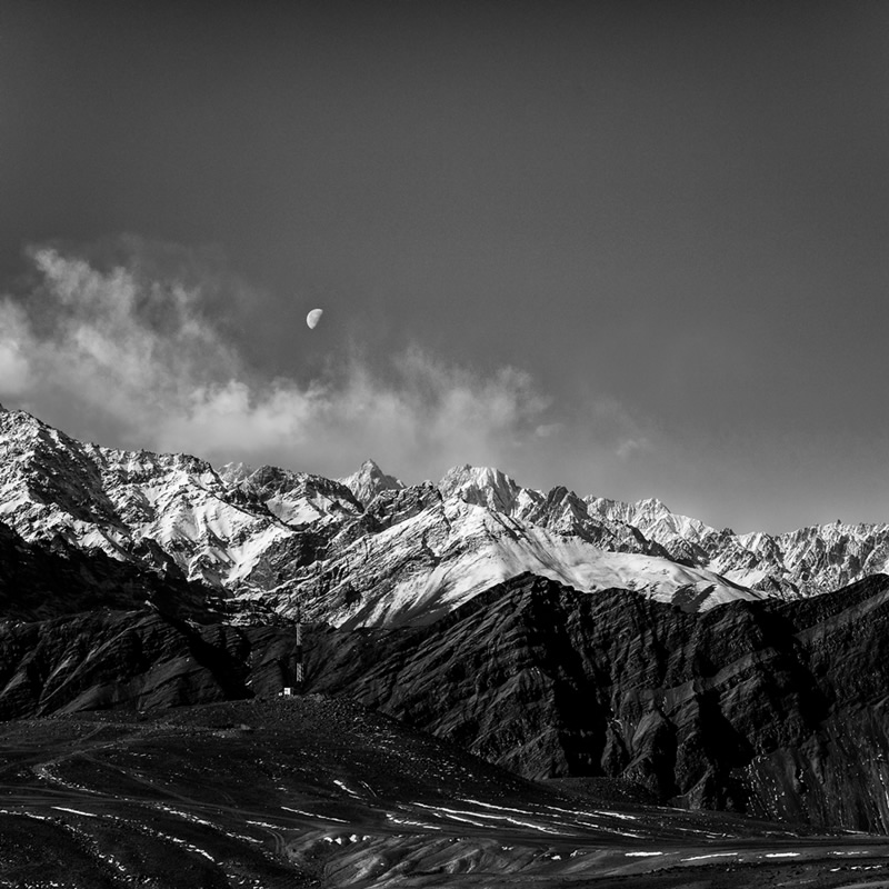 Ladakh - Black & White Fine Art Landscapes By Jayanta Roy