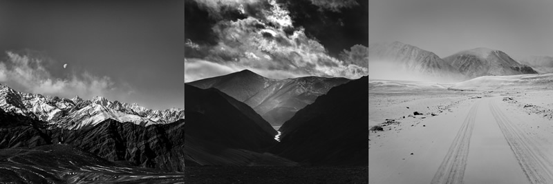 Ladakh - Black & White Fine Art Landscapes By Jayanta Roy