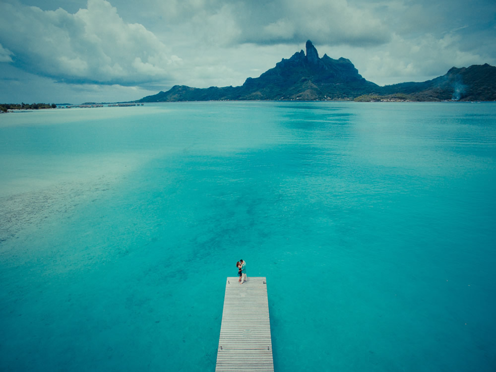 Alone In The World - Wedding Photographs Captured With Drone By Helene Havard