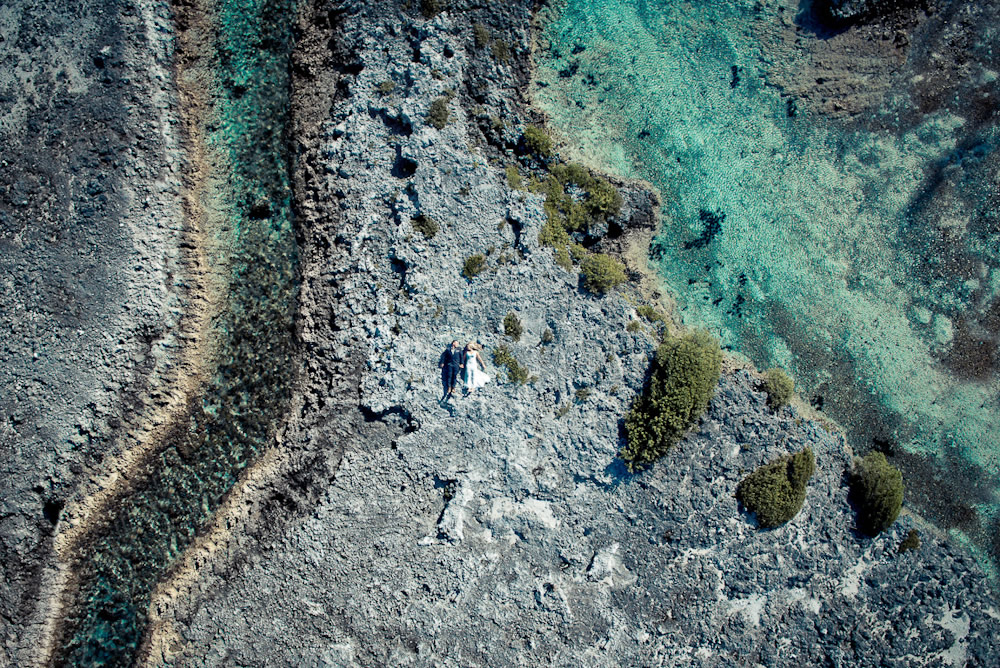 Alone In The World - Wedding Photographs Captured With Drone By Helene Havard