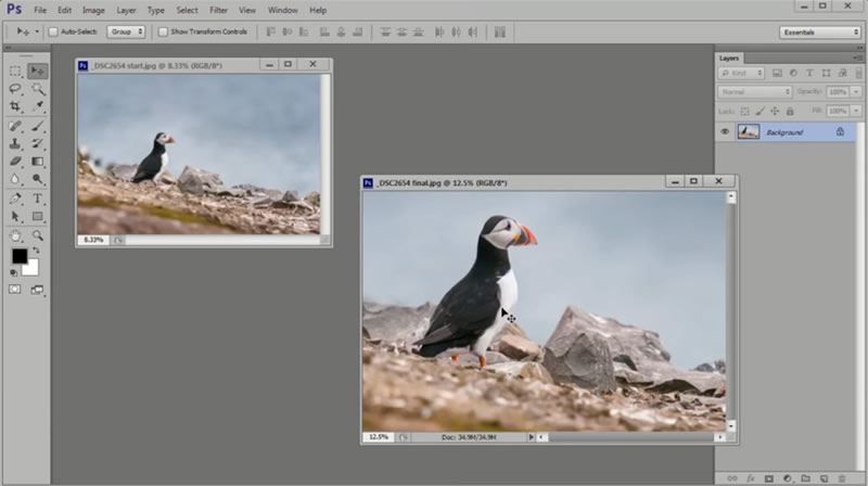 Photoshop Video Tutorial - How To Recompose And Sharpen Images For Frame-Filling Results