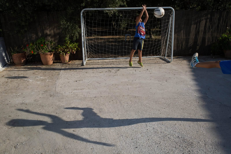 Football - Street Photography and art of the composition