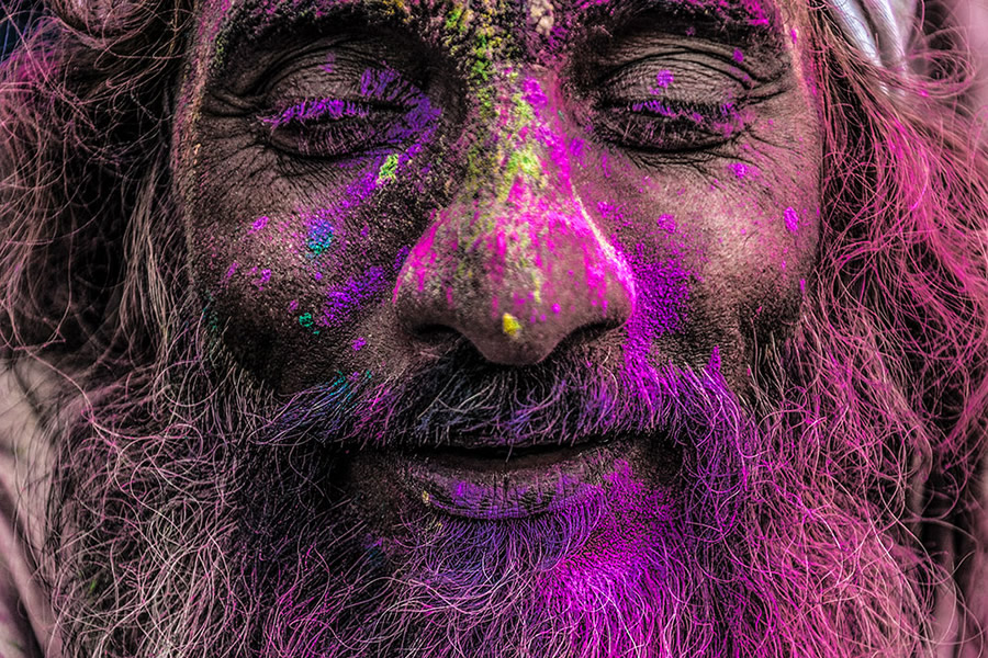 Holi In India - Colorful Photography Series By Aman Chotani