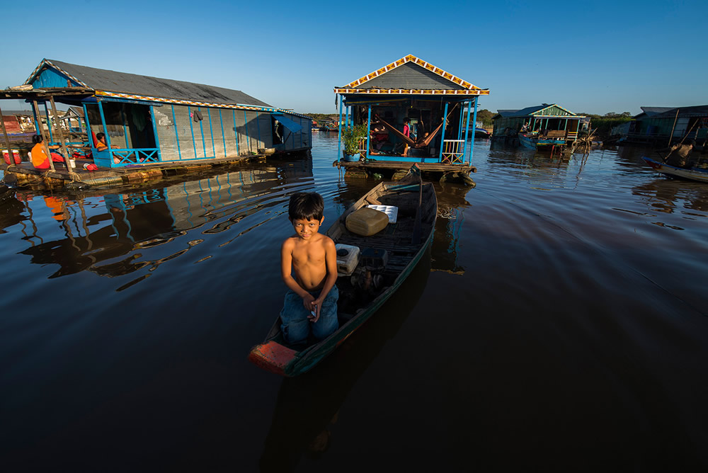 Life On The Water - A Floating Village On Tonle Sap Lake By Sirsendu Gayen