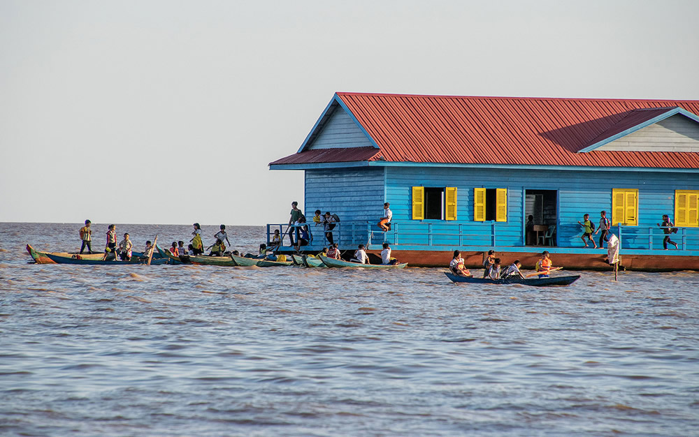 Life On The Water - A Floating Village On Tonle Sap Lake By Sirsendu Gayen