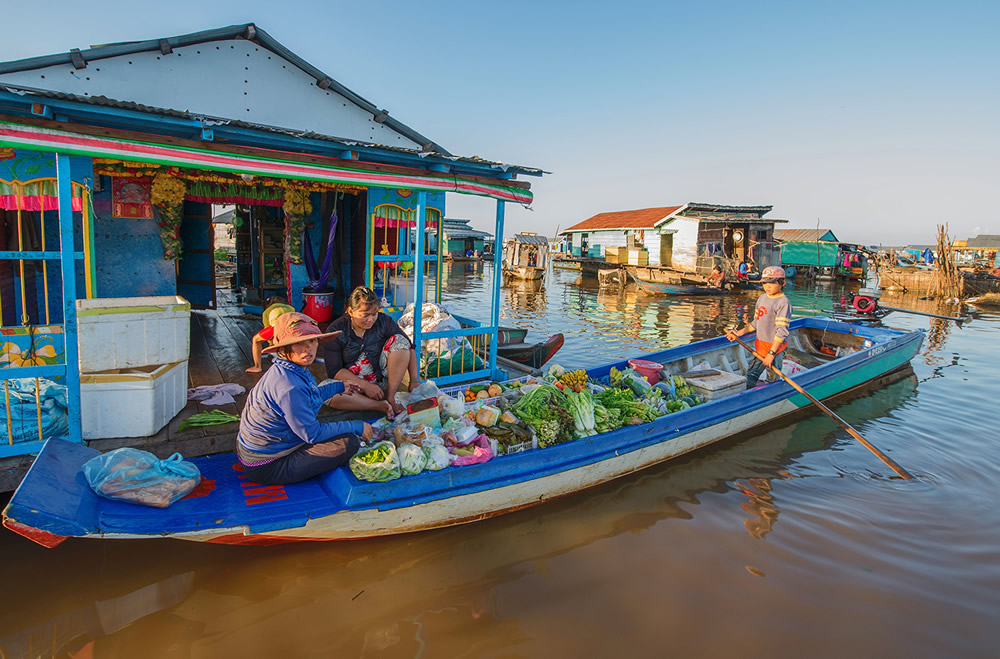 Life On The Water - A Floating Village On Tonle Sap Lake By Sirsendu Gayen