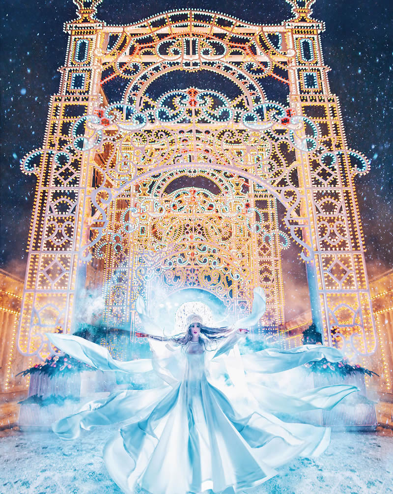 Russian Photographer Kristina Makeeva Beautifully Captured Moscow During Snowfall