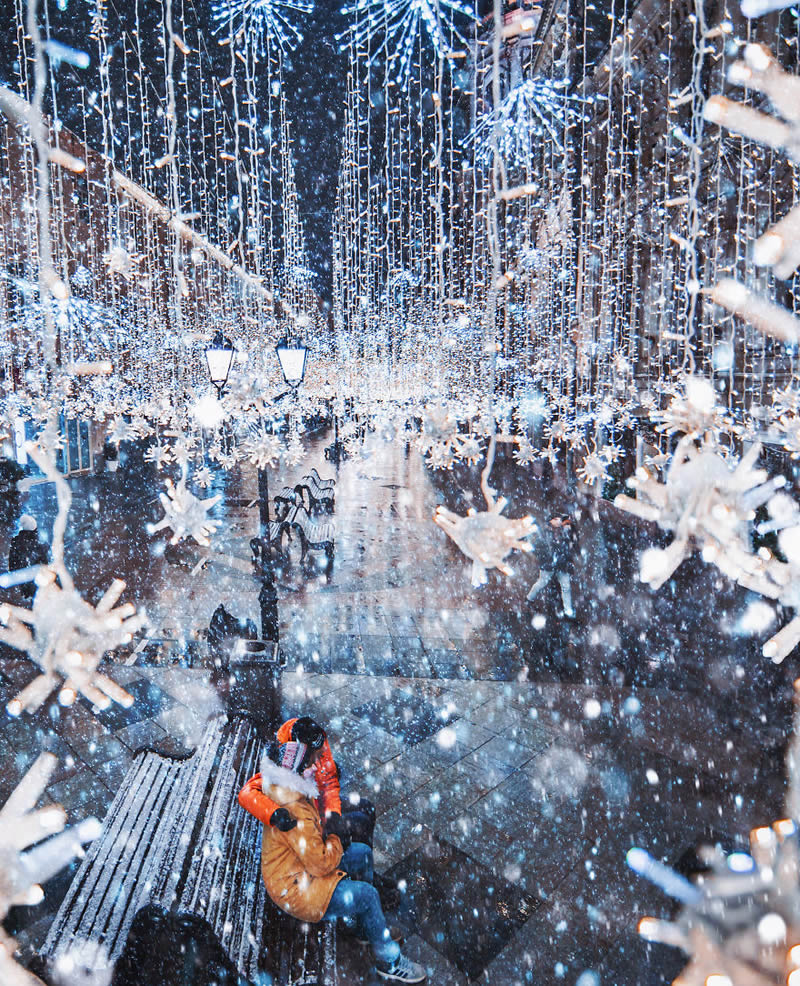 Russian Photographer Kristina Makeeva Beautifully Captured Moscow During Snowfall