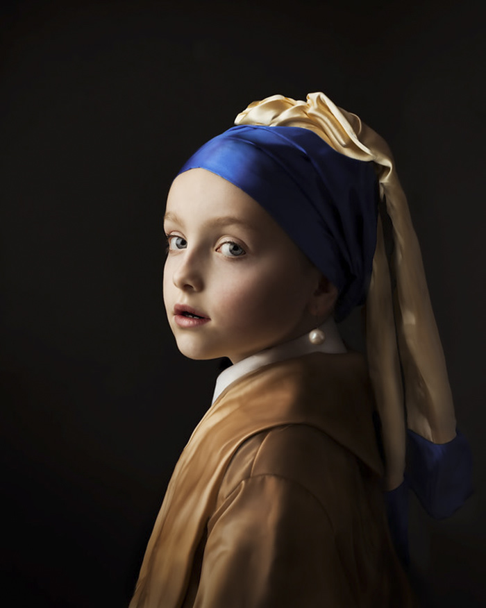 Dutch Photographer Gemmy Woud-Binnendijk Shoots Portraits In the Style Of Classic Paintings