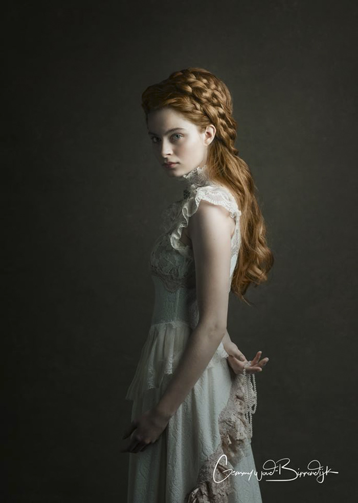 Dutch Photographer Gemmy Woud-Binnendijk Shoots Portraits In the Style Of Classic Paintings