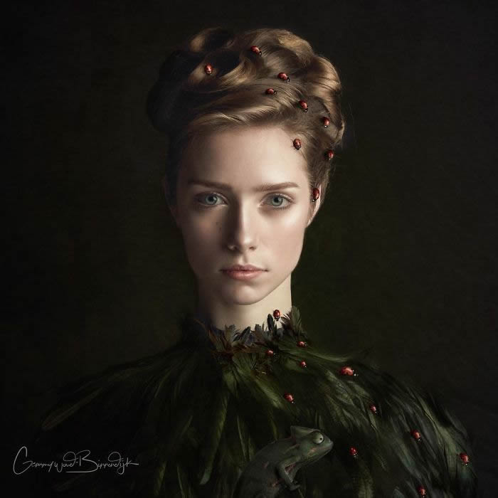 Dutch Photographer Gemmy Woud-Binnendijk Shoots Portraits In the Style Of Classic Paintings