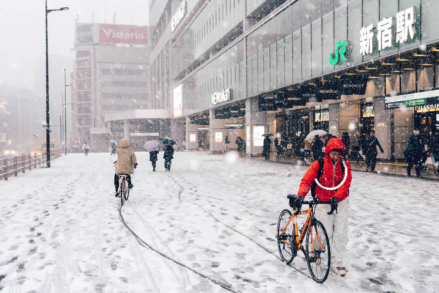 #12 Snowy Shinjuku, Tokyo