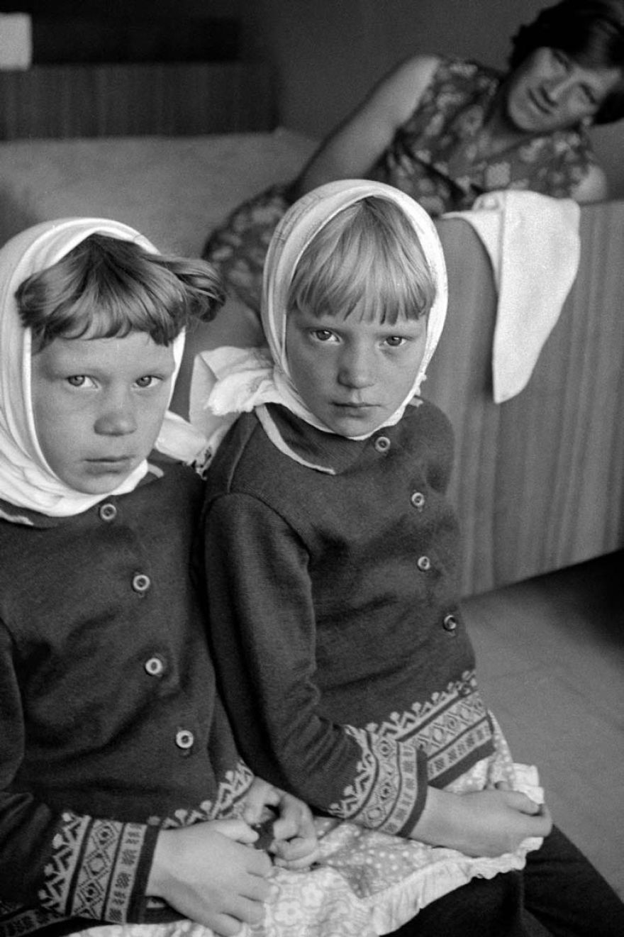 Two Girls In Vologda, USSR, 1979