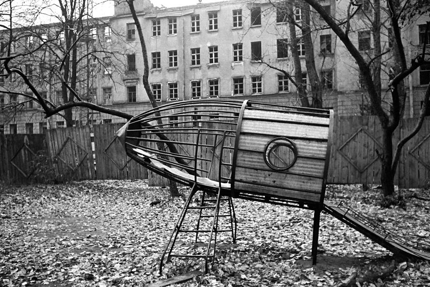 A Cosmonaut-Themed Playground In Leningrad