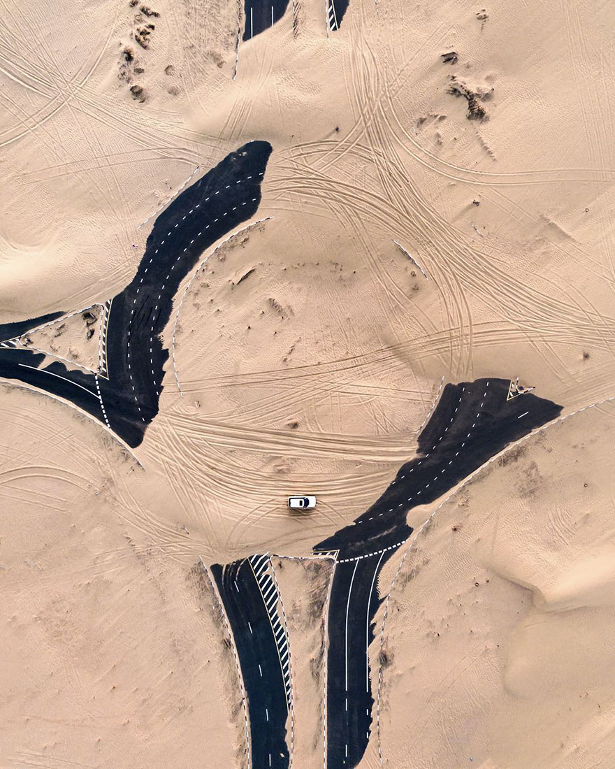 A Nice 4x4 Roundabout In Dubai. Shot On My Last Trip To UAE (Dubai, United Arab Emirates)