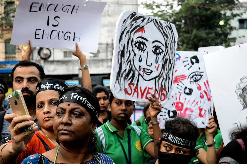 City In Protest: Photo Series By Indian Photographer Debarchan Chatterjee