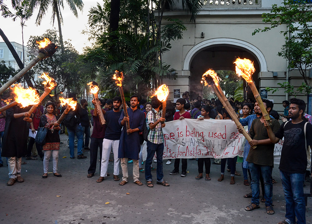 City In Protest: Photo Series By Indian Photographer Debarchan Chatterjee