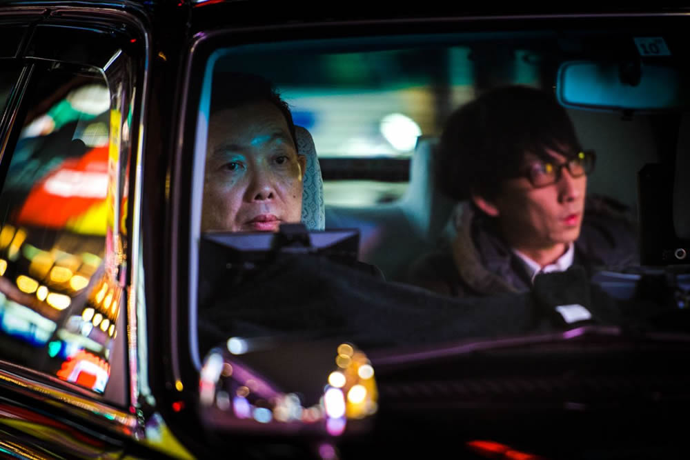 Photographer Oleg Tolstoy Stunningly Captured Tokyos Nighttime Taxi Drivers