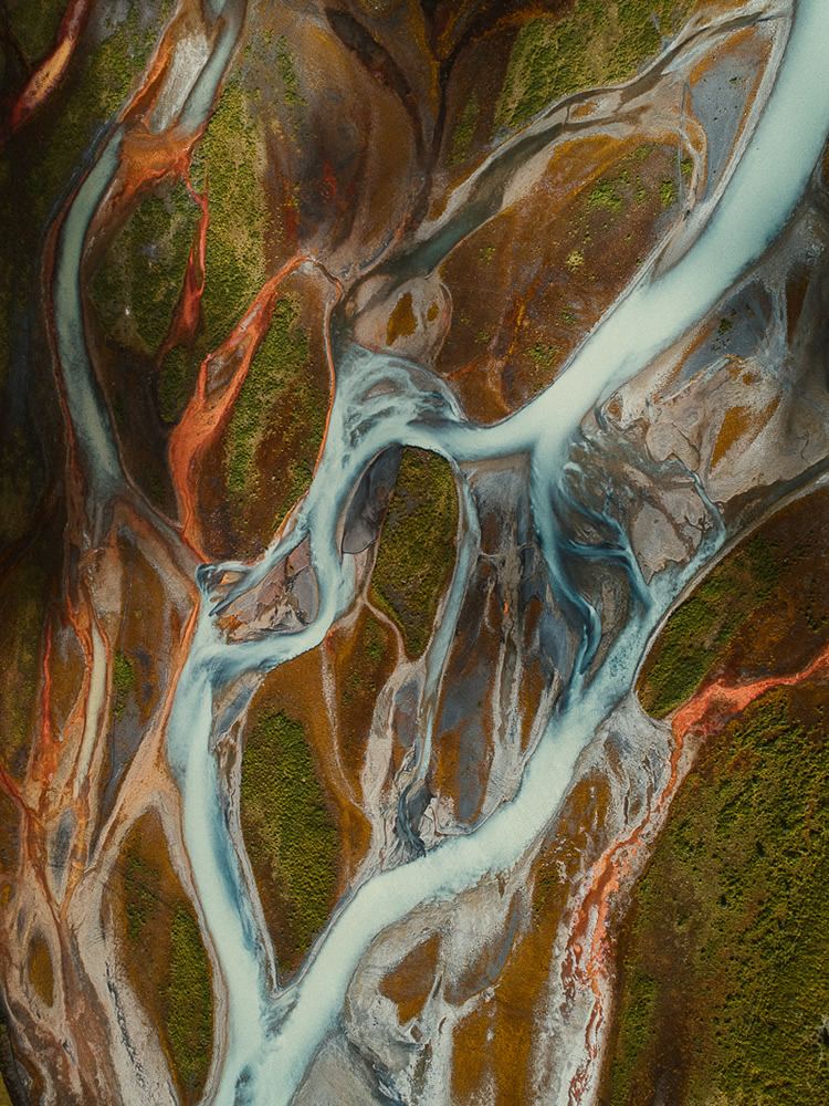 The River Veins: Beautiful Aerial Photos Of Iceland By Tom Hegen