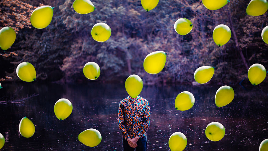 First Contact: Surreal Balloon Photography By Clement Guegan