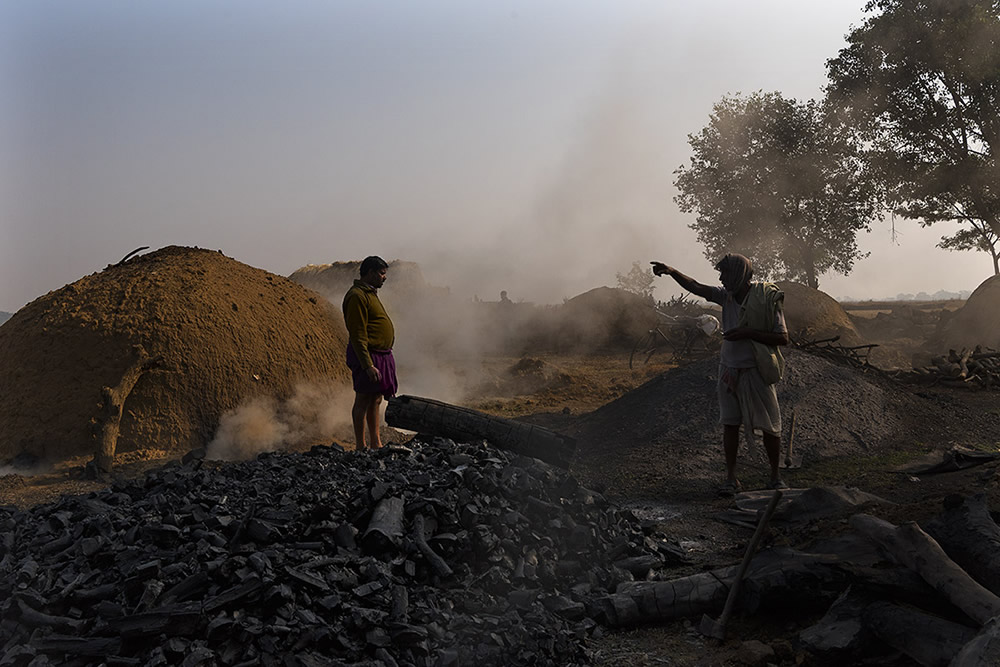 While Visiting A Charcoal Kiln: Photo Series By Sanghamitra Bhattacharya