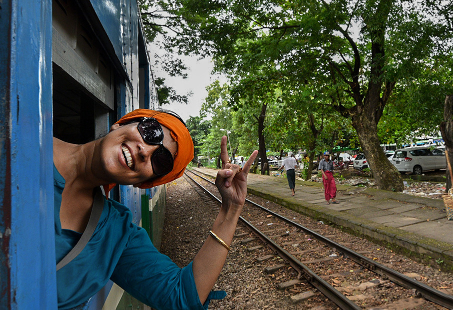 A Glimpse Into Local Life On The Yangon Circular Train By Tania Chatterjee