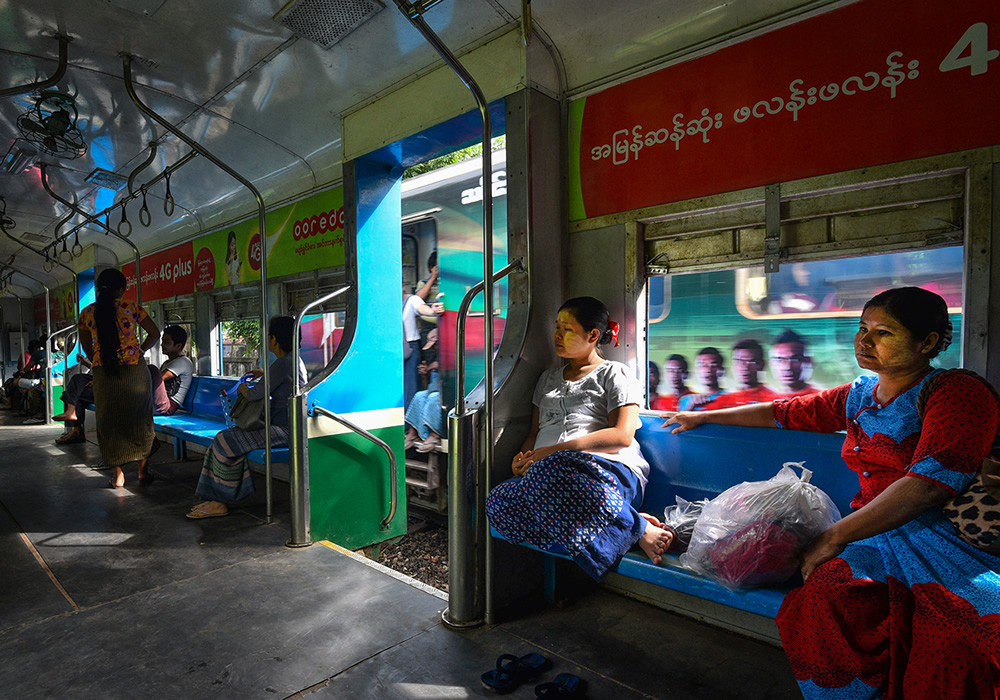 A Glimpse Into Local Life On The Yangon Circular Train By Tania Chatterjee