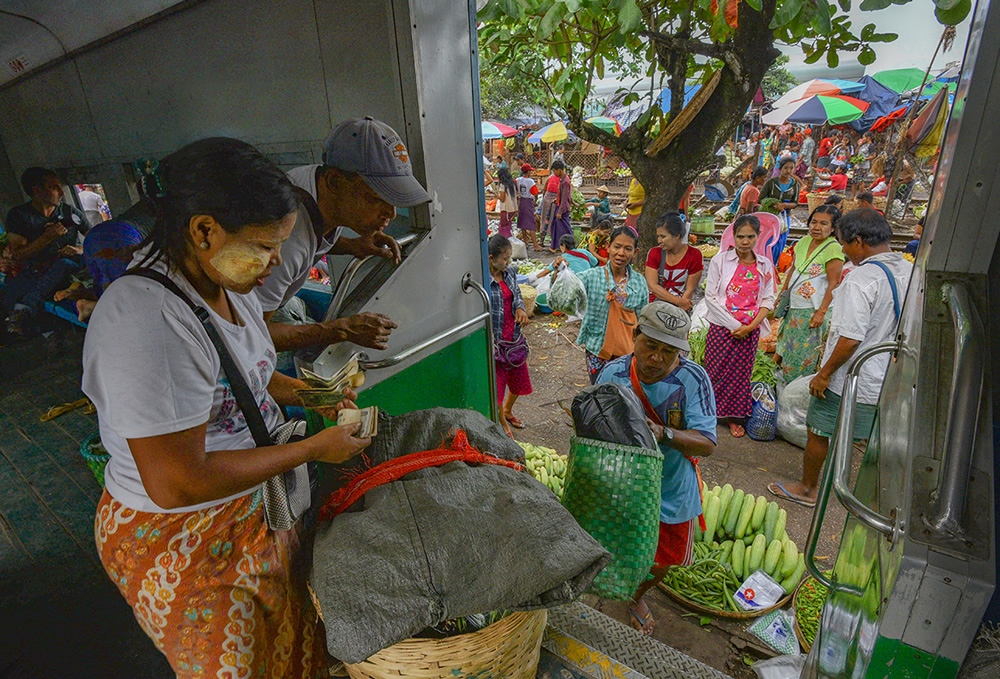 A Glimpse Into Local Life On The Yangon Circular Train By Tania Chatterjee