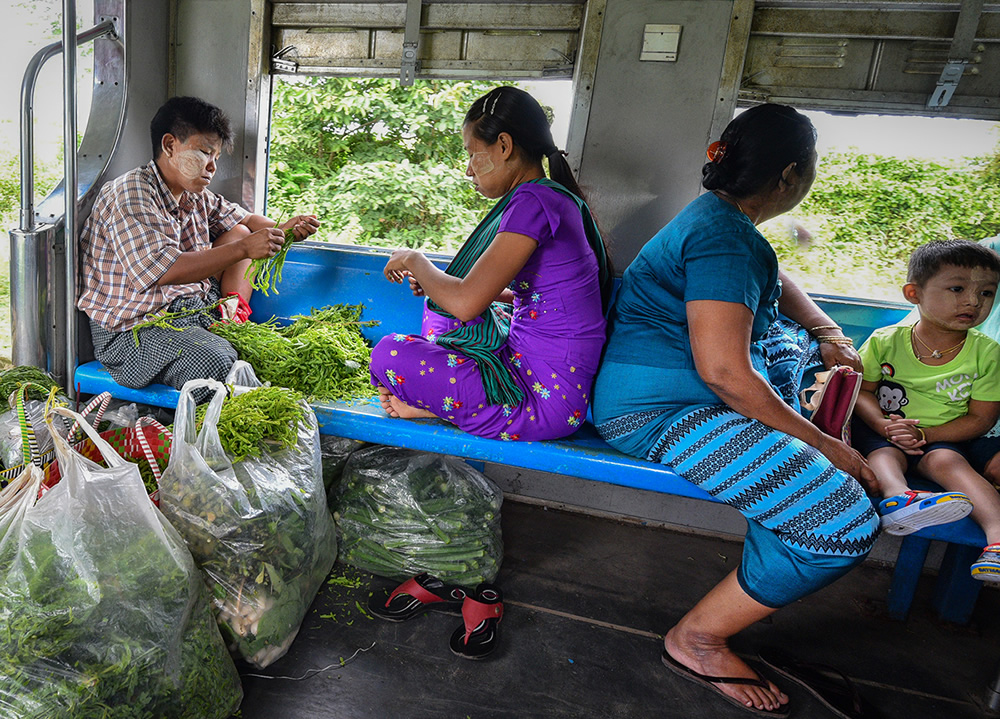 A Glimpse Into Local Life On The Yangon Circular Train By Tania Chatterjee