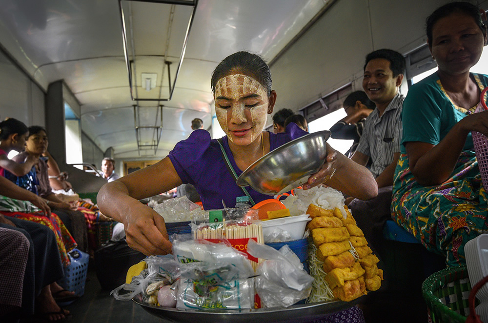 A Glimpse Into Local Life On The Yangon Circular Train By Tania Chatterjee