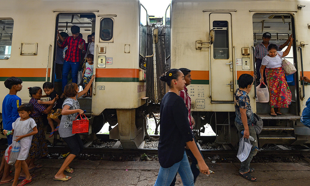 A Glimpse Into Local Life On The Yangon Circular Train By Tania Chatterjee