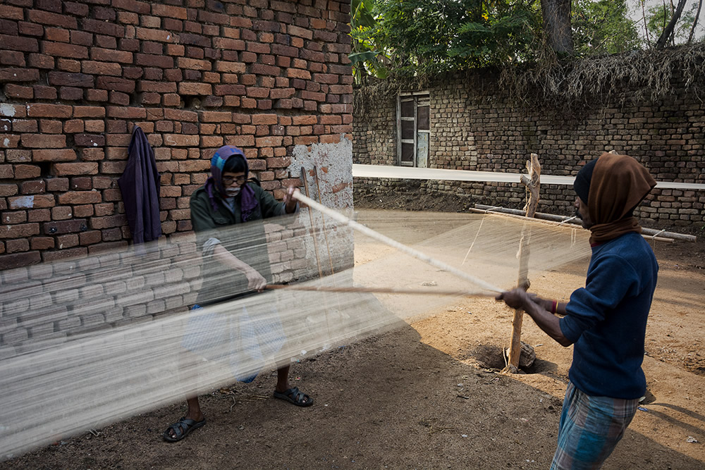 From Raw to Polished: The Journey Of A Tussar Silk Material By Shirshendu Chowdhury