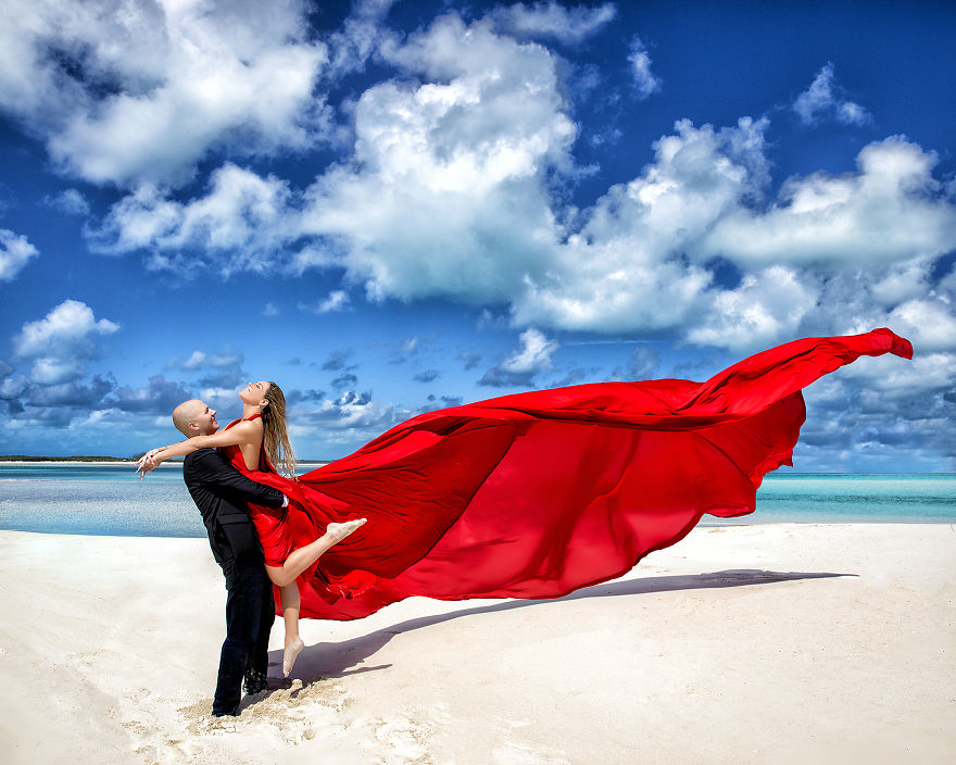 Photographer Adam Opris Captured Engagement Shoot With Adventurous Couple In A Epic Way