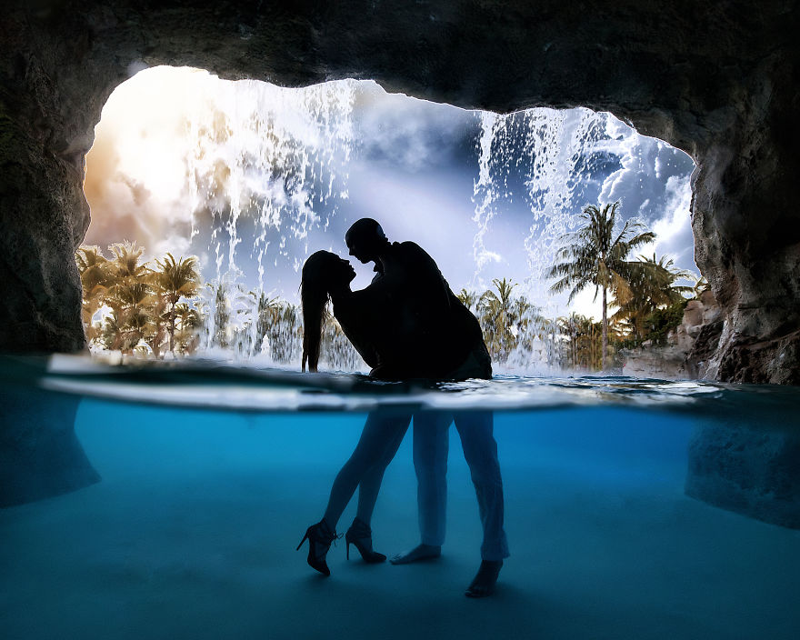 Photographer Adam Opris Captured Engagement Shoot With Adventurous Couple In A Epic Way