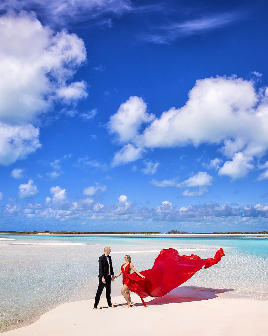 Photographer Adam Opris Captured Engagement Shoot With Adventurous Couple In A Epic Way