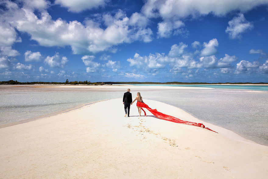 Photographer Adam Opris Captured Engagement Shoot With Adventurous Couple In A Epic Way