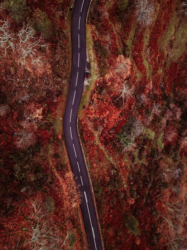 The most inspirational road - Best Red Color Photography