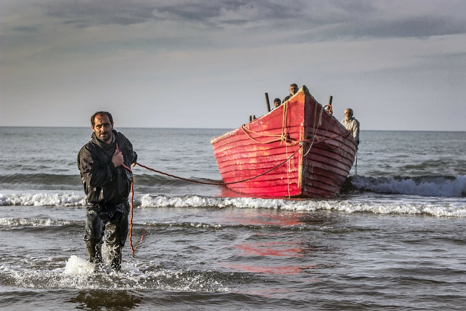 Fisher man - Best Red Color Photography