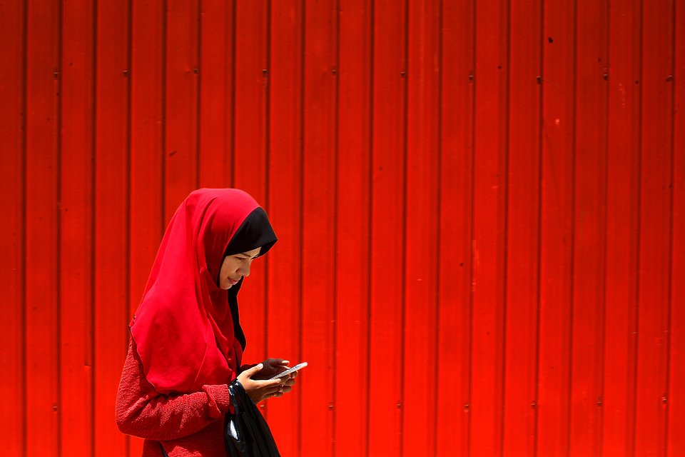 The girl - Best Red Color Photography