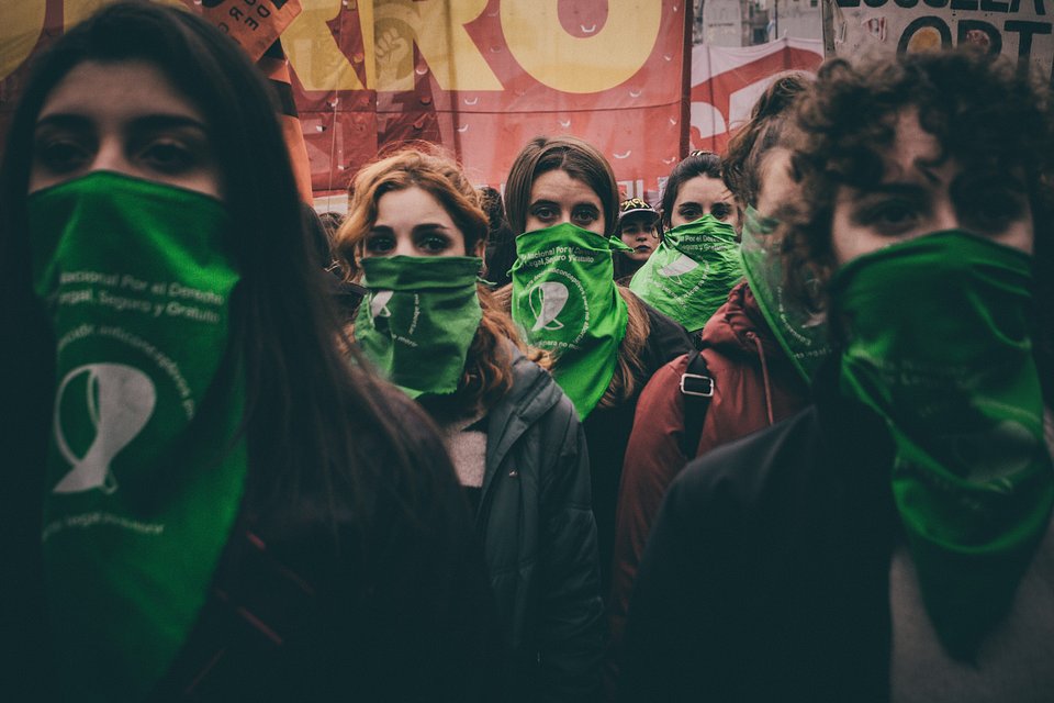 Women protesting for legal abortion in Argentina- The Best Photos of Women