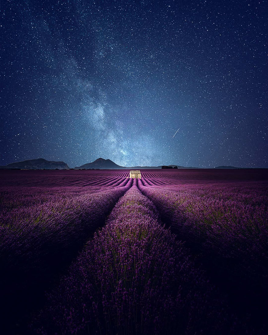 Stunning Landscapes Of A Lavender Field In Southern France By Samir Belhamra