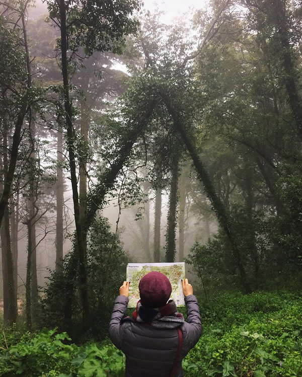 Girl and her own roads - Sintra-Cascais Natural Park, Portugal