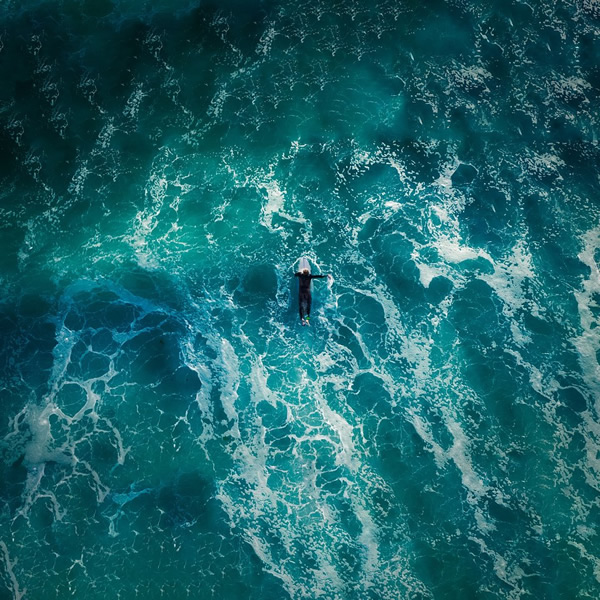 Surfing the blue