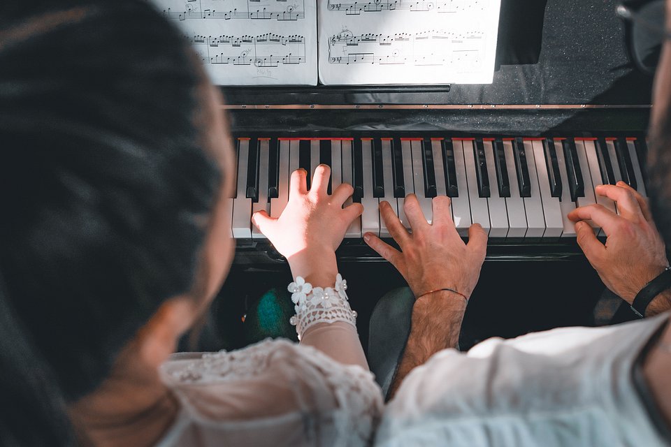 Learning to play the piano - Italy