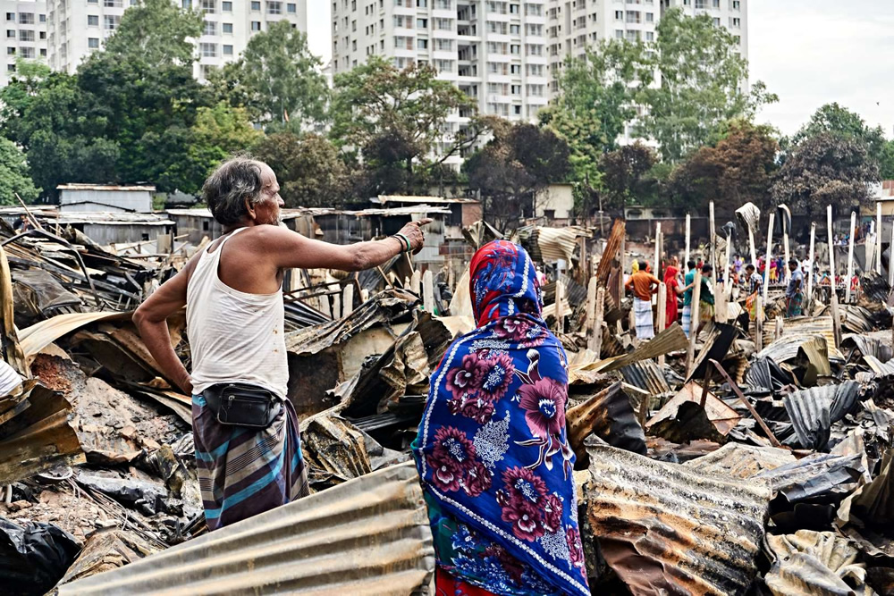 The Shelter Has Been Burned by Md. Shamim Shahnewaz  